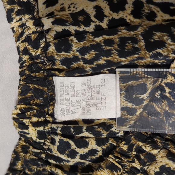 Vintage Leopard print skirt Medium - Picture 5 of 9